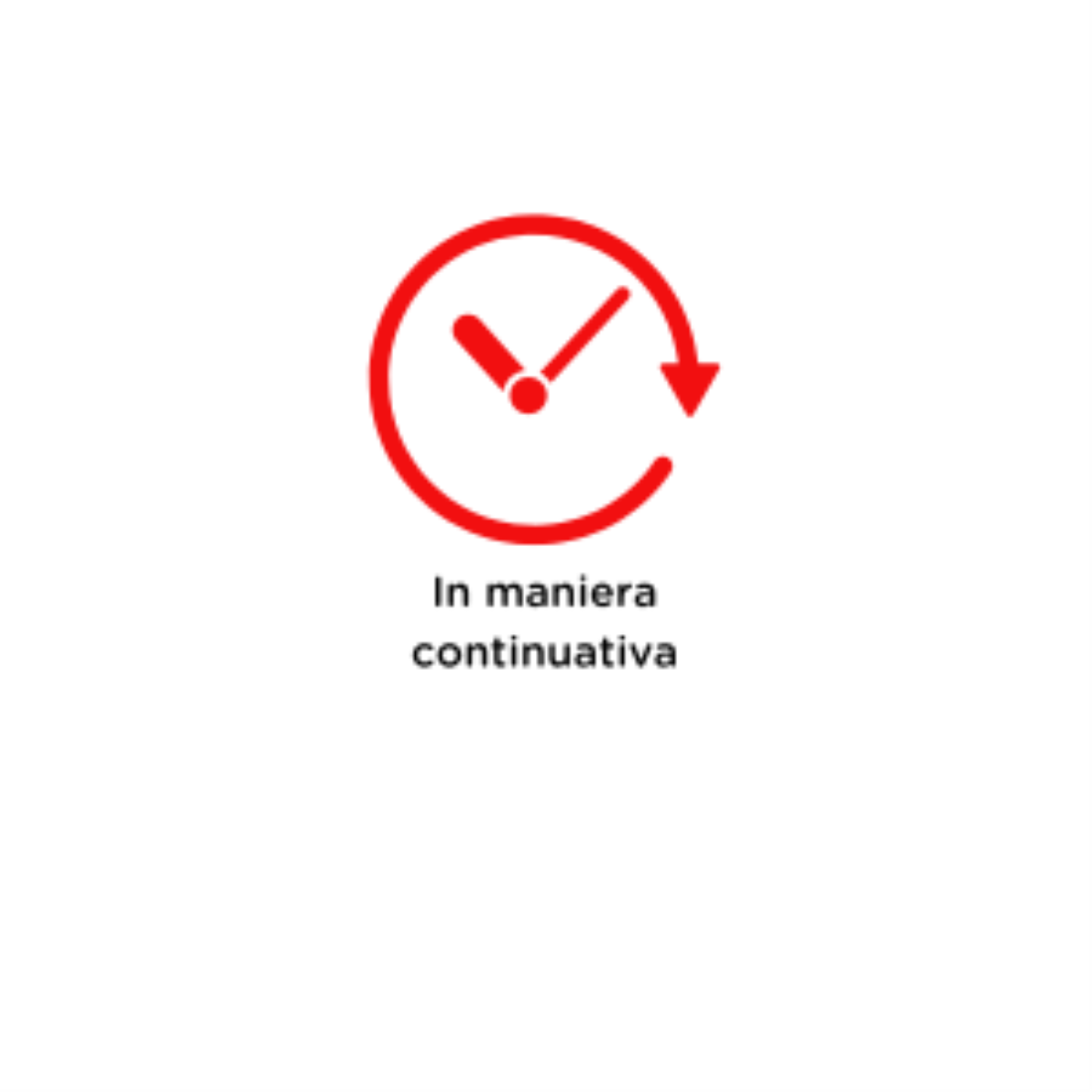 In maniera continuativa